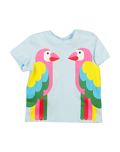 STELLA McCARTNEY KIDS T-shirt Sky blue 100% Cotton, Elastane