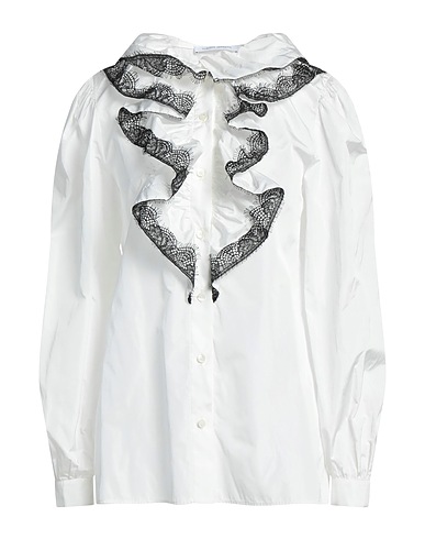 ALBERTA FERRETTI Lace shirts & blouses White 79% Polyester, 21% Silk, Polyamide