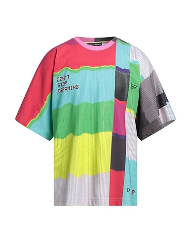 DOLCE&GABBANA T-shirt Green 50% Cotton, 50% Polyester