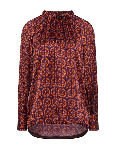 CALIBAN Top Purple 54% Polyamide, 40% Silk, 6% Elastane