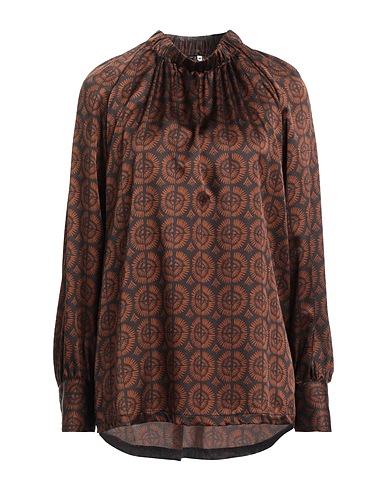 CALIBAN Top Brown 54% Polyamide, 40% Silk, 6% Elastane