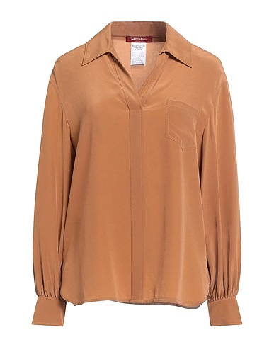 MAX MARA STUDIO Seidentop Kamel 100% Seide