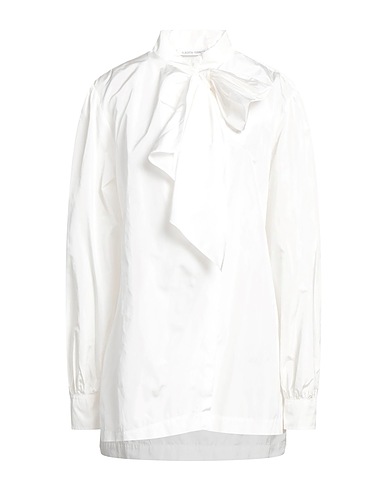 ALBERTA FERRETTI Shirts White 79% Polyester, 21% Silk