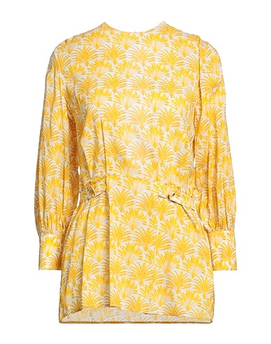 AGLINI Top Yellow 89% Silk, 11% Elastane