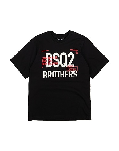 DSQUARED2 T-shirt Noir 100% Coton
