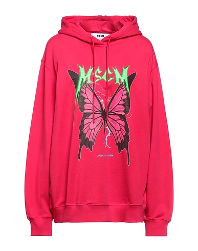 MSGM Hooded sweatshirt Fuchsia 100% Cotton