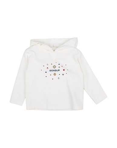 DONDUP Sweatshirt White 100% Cotton, Elastane