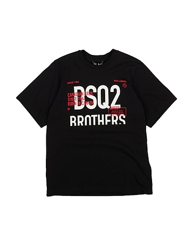 DSQUARED2 T-shirt Nero 100% Cotone