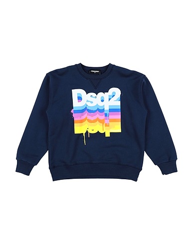 DSQUARED2 Sweatshirt Midnight blue 100% Cotton