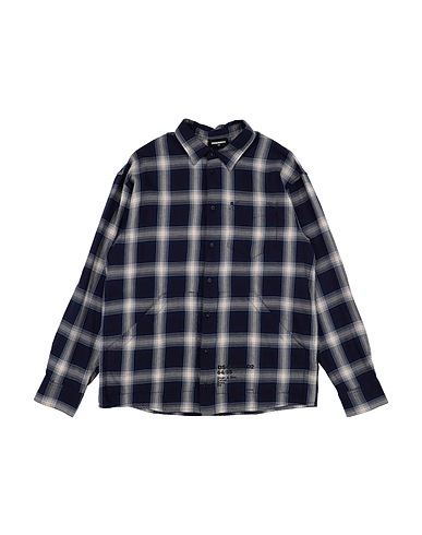 DSQUARED2 Camicia fantasia Blu navy 100% Cotone