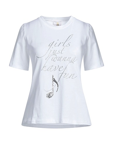 ELEVEN88 T-shirt Bianco 100% Cotone