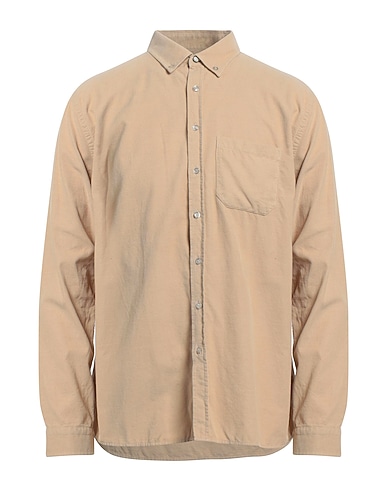 SEINSE Camicia tinta unita Beige 100% Cotone