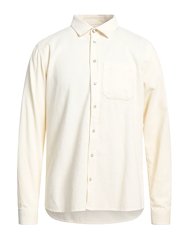 SEINSE Solid colour shirt Cream 100% Cotton