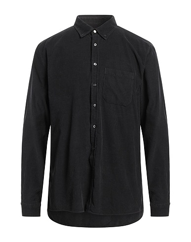 SEINSE Solid colour shirt Black 100% Cotton