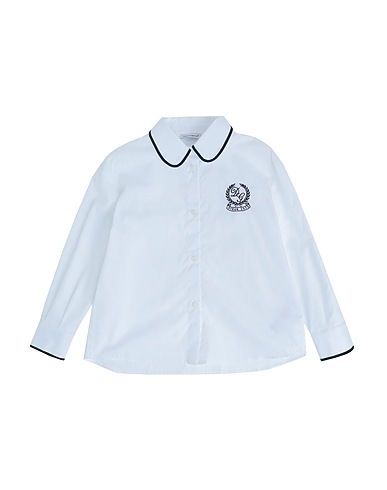 DOLCE&GABBANA Patterned shirts & blouses Off white 100% Cotton, Polyamide, Viscose