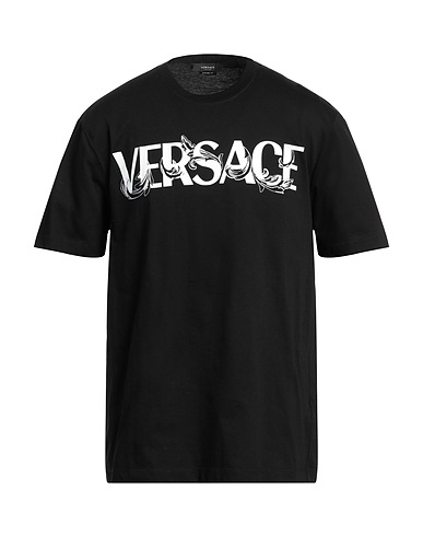 VERSACE T-shirt Black 100% Cotton