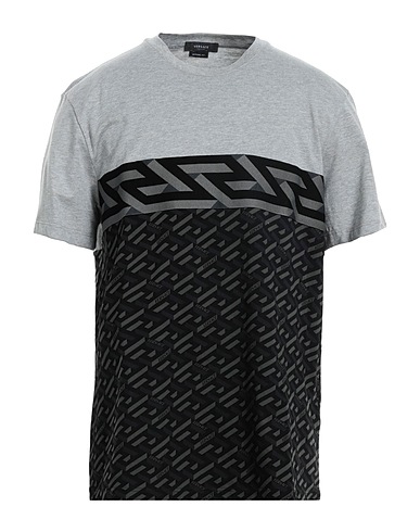 VERSACE T-shirt Grey 100% Cotton