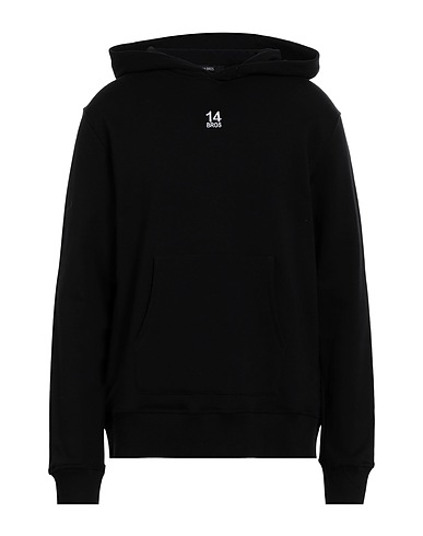14BROS Hooded track jacket  Black 100% Cotton