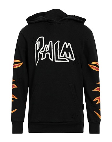 PALM ANGELS Hooded sweatshirt Black 100% Cotton