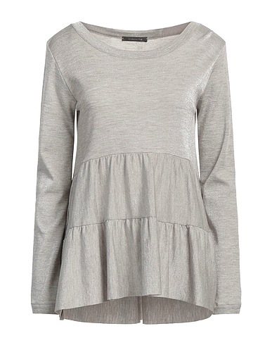 GWHITE Sweater Light grey 52% Acrylic, 22% Wool, 15% Polyester, 11% Polyamide