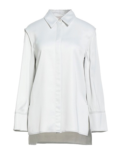 AGNONA Camicie e bluse tinta unita Grigio chiaro 86% Viscosa, 14% Lana