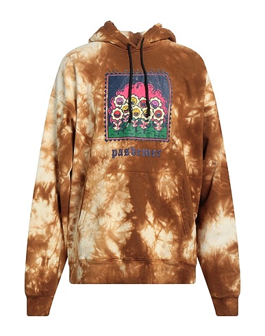PAS DE MER Hooded track jacket  Sand 100% Cotton