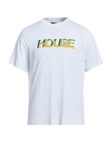 HOUSE OF HOLLAND T-shirt White 95% Cotton, 5% Elastane
