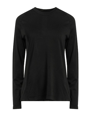 NIKE Basic T-Shirt Black 76% Polyester, 21% Nylon, 3% Elastane