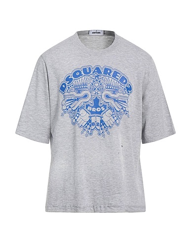 DSQUARED2 T-shirt Grey 88% Cotton, 12% Viscose