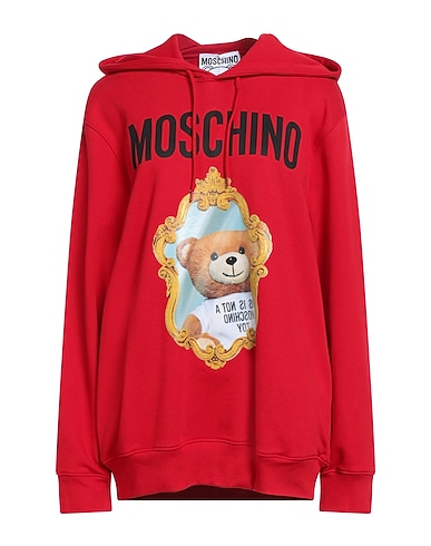 MOSCHINO Толстовка COUTURE Красный 100% Органический хлопок