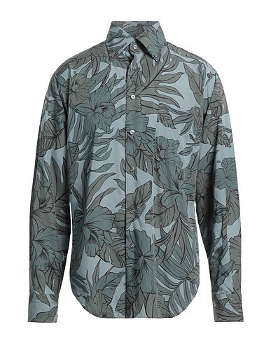 TOM FORD Patterned shirt Dark green 73% Lyocell, 27% Cupro