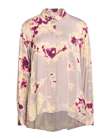 SUZUSAN Patterned shirts & blouses Grey 54% Rayon, 46% Cupro