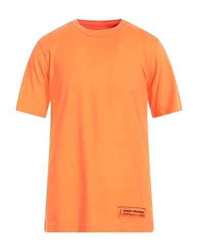 HERON PRESTON T-shirt Orange 100% Cotton, Polyester