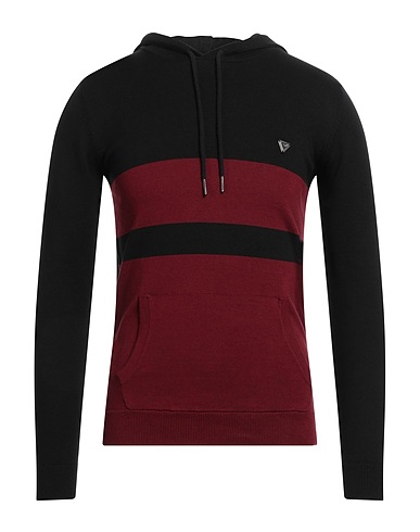 GUESS Hooded track jacket  Garnet 100% Cotton