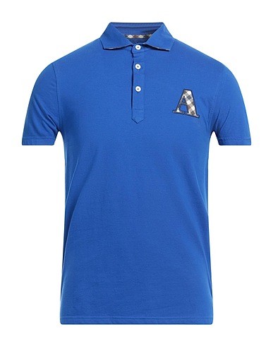 AQUASCUTUM ACTIVE Polo shirt Blue 95% Cotton, 5% Elastane