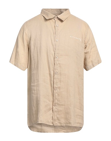 RICHMOND X Camicia in lino Beige 100% Lino