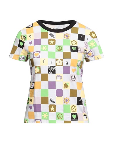 VANS T-shirt Λευκό 100% Βαμβάκι