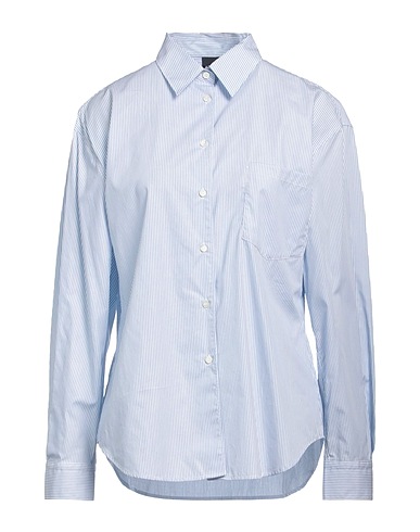 ASPESI Striped shirt Sky blue 100% Cotton
