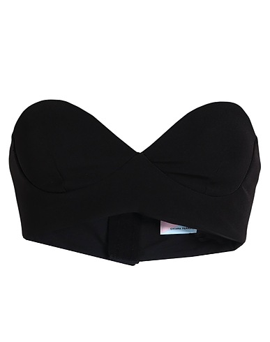 CHIARA FERRAGNI Top Nero 93% Poliestere, 7% Elastan