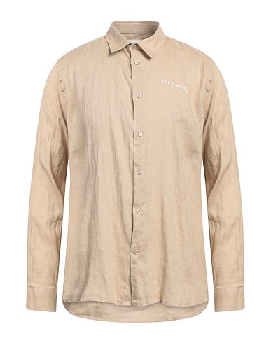 RICHMOND X Linen shirt Beige 100% Linen