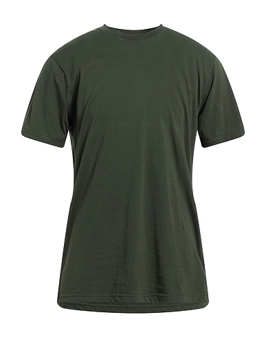 RING T-shirt Verde militare 100% Cotone