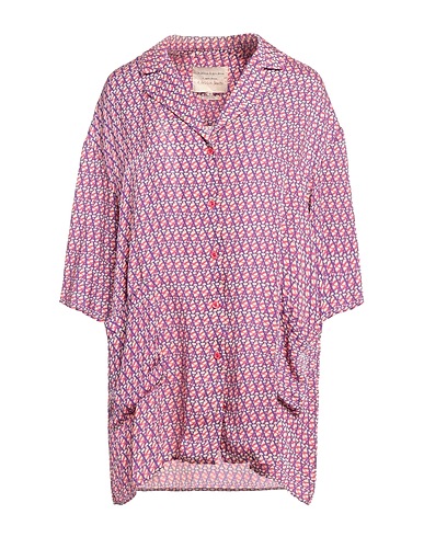 ALESSIA SANTI Camicie  e bluse fantasia Fucsia 57% Viscosa, 43% Cupro