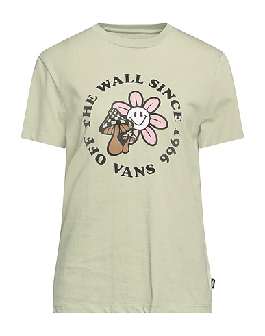 VANS T-shirt Sage green 100% Cotton