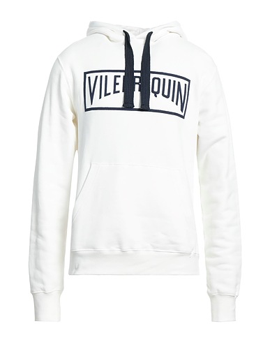VILEBREQUIN Hooded track jacket  Off white 100% Cotton