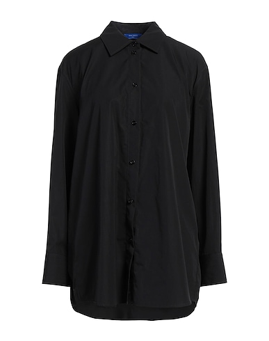 NINA RICCI Shirts Black 65% Polyester, 35% Cotton, Polyamide