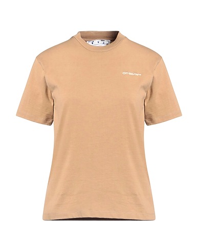 OFF-WHITE™ T-shirt Cammello 100% Cotone organico, Poliestere