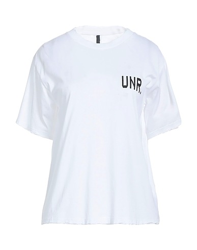 BEN TAVERNITI™ UNRAVEL PROJECT T-shirt Bianco 100% Cotone