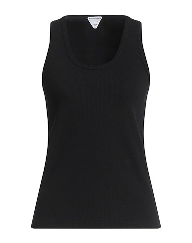 BOTTEGA VENETA Top Black 95% Cotton, 5% Elastane