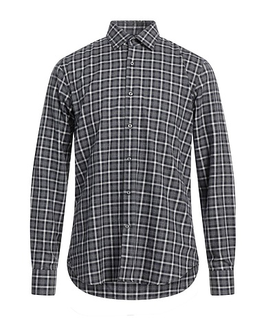 GHIRARDELLI Checked shirt Grey 100% Cotton