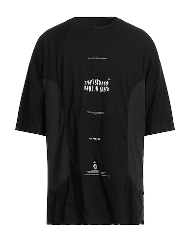ISO.POETISM by TOBIAS BIRK NIELSEN Ｔシャツ ブラック コットン 100% / ナイロン